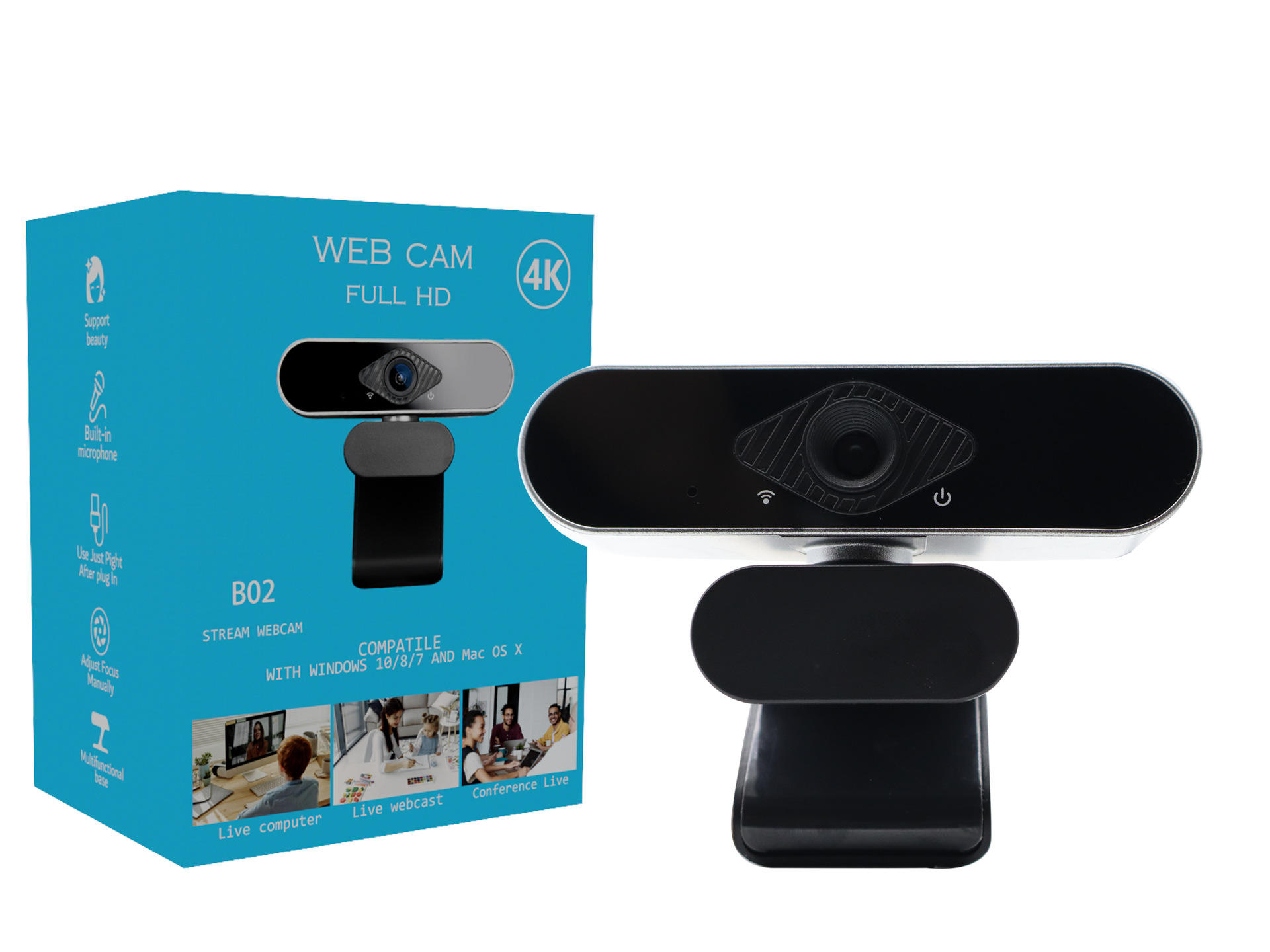 Noir, B02 (1080P) Grand Objectif