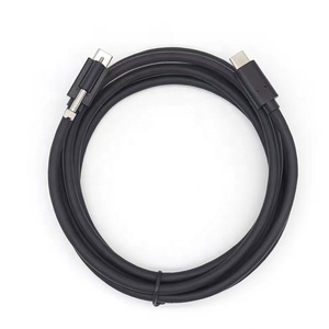 <span class=keywords><strong>USB3.1</strong></span> Gen 2 Loại <span class=keywords><strong>C</strong></span> với khóa vít để USB-<span class=keywords><strong>C</strong></span> <span class=keywords><strong>C</strong></span>áp 5A với đồng bộ dữ liệu 10gbps và phân phối điện 100W cho máy ảnh <span class=keywords><strong>c</strong></span>ông nghiệp - Product Image 2