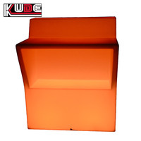 Comptoir de bar LED moderne et lumineux, table à cocktails, vente en gros, mobilier de bar LED pour l'extérieur et l'intérieur, pour les fêtes et les événements