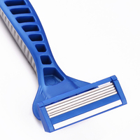 Rasoir jetable à 5 lames pour hommes avec double lubrification, emballage blister personnalisé avec logo MAX Product Manufactur