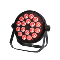 Projecteur LED PAR à faisceau haute puissance 18x10W RGBW, contrôle DMX512, indice de protection IP33, CRI90, lumière du jour 6000K, dimmable, 18000LM, pour événements, mariages, scènes