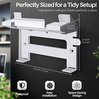 Support mural tout-en-un Starlink, support stable pour routeur Starlink, installation intérieure