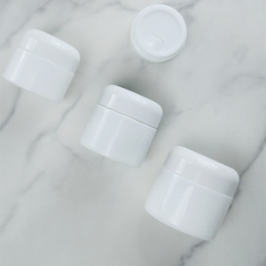 Pot en verre blanc opale 15g 50g 100g pour crème, emballage cosmétique, pot en verre pour soins de la peau, pots en porcelaine blanche avec couvercle - Product Image 4