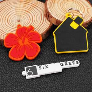 Wholesale Custom 2D/3D Soft PVC Keychain <b>Key</b> Holder <b>Chain</b> in Silicone Material Available in 2D/3D Designs - Product Image 1