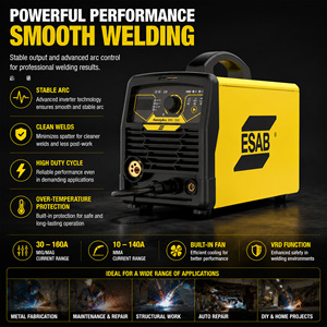 เครื่องเชื่อม ESAB HandyArc <span class=keywords><strong>MIG</strong></span> 168i 160A 220V <span class=keywords><strong>3</strong></span> in <span class=keywords><strong>1</strong></span> <span class=keywords><strong>MIG</strong></span> MAG MMA แบบพกพา น้ำหนัก 10.2 กก. สำหรับซ่อมรถยนต์ งาน DIY และงานโลหะ - Product Image 3