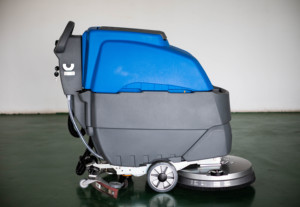 Factory Direct Sales of Large-capacity <b>Walk</b>-behind Workshop Industrial Floor Cleaner Scrubber <b>Machine</b> - Product Image 2
