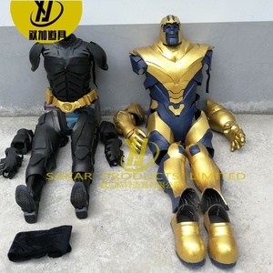 Tamaño real adulto personalizado hecho a mano usable realidad superhéroes Cosplay <span class=keywords><strong>Batman</strong></span> traje Thanos Hulk disfraz Cosplay adulto Robot disfraz - Product Image 6