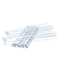 Stock US | Supports de Mahjong 2-en-1 transparents en plastique, minimalistes et portables pour jeu de Mahjong américain, divertissement familial