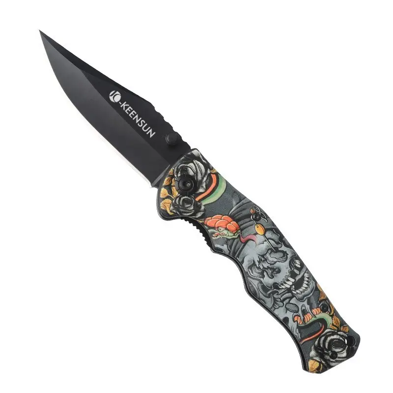 Outdoor Camping Survival Rescue Folding Pocket Knife 3Cr13 Blade EDC Hunting Knives