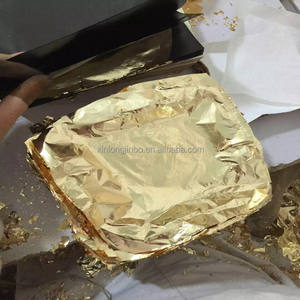 Feuille de cuivre de haute qualité 16*16 cm avec signet de style traditionnel finition dorée pour la <span class=keywords><strong>technique</strong></span> de décoration peinte en or - Product Image 5