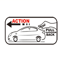 Voiture miniature en alliage moulé sous pression avec fonction de recul, 3 couleurs assorties, véhicule jouet pour enfants, coffret fenêtré, EN71 8P