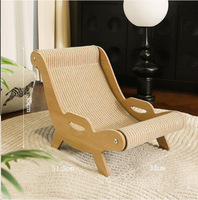 Fauteuil à chat à bascule sur mesure en carton recyclé, griffoir, maison pour chat, planche à griffer, jouet de détente pour animaux de compagnie, vente en gros