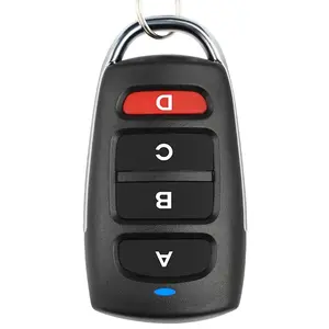 Pemancar RF 433MHz Remote Control, Bekerja Kode Pemelajaran 4 Saluran, dengan Penerima 1527 1527EV