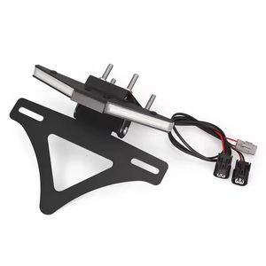 Soporte para Placa de Matrícula Trasera con Luces Intermitentes para Motocicleta KAWASAKI NINJA ZX-10R ZX10R <span class=keywords><strong>ZX10RR</strong></span> ZX-10RR 2023 2024 2025 - Product Image 1