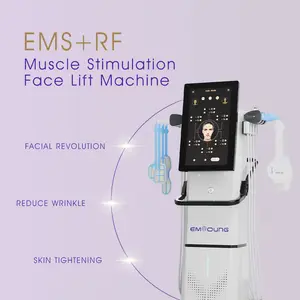 สินค้ามาใหม่ Ems Rf Face Lift เครื่องต่อต้านริ้วรอยและต่อต้านริ้วรอย