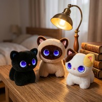 Intelligente KI-Sprechende Katze Plüschtier Interaktiver Emotionaler Feedback-Begleiter Roboter als Geschenk für Kinder