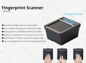 Scanner per Impronte Digitali FBI FAP 60 Compatto e Veloce, Dispositivo per Rilevamento Impronte Digitali 4x4x2, Scanner per Dieci Impronte - Product Image 2