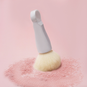 2024 새로운 디자인 현대 5 in 1 미용사 팬 얼굴 용 화이트 메이크업 브러쉬 - Product Image 4