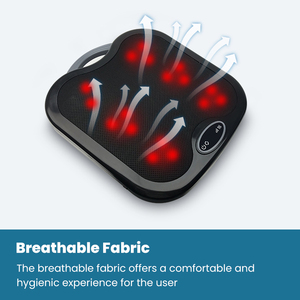 Massaggiatore per piedi con calore Shiatsu riscaldato macchina massaggiatore piedi elettrico per impastare alleviare il dolore e lo Stress del piede - Product Image 4