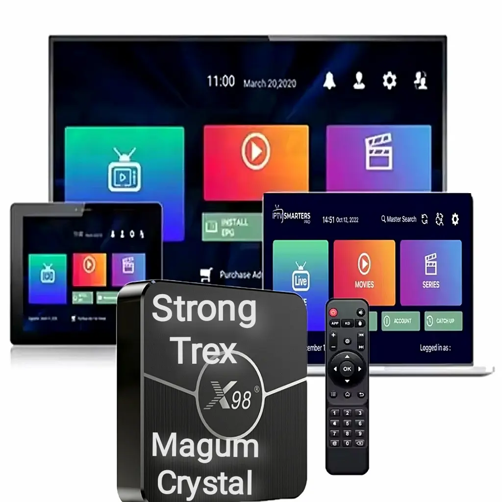 TV Box abonnement en gros IPTV essai X96Q X98H Tv Stick Android décodeur double chaîne de montre WIFI