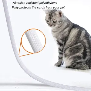 तार लूम केबल आस्तीन पालतू स्वयं समापन आस्तीन ब्रेडेड केबल प्रबंधन आस्तीन पालतू जानवर कई रंग और आकार - Product Image 5