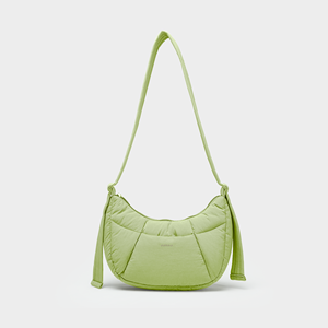 Borsa gonfia in Nylon di alta qualità borsa a tracolla leggera leggera Casual borsa unica alla moda a mezzaluna gonfia - Product Image 1