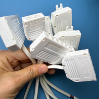 Boîtier de distribution LED 6 voies DC12V avec connecteur Dupont pour câblage de bande LED et module d'alimentation pour armoire