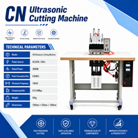Máquina de Corte Ultrasónico Multimaterial para Telas, Nylon, Poliéster, No Tejidos, Cuero Artificial, Equipo de Corte y Unión