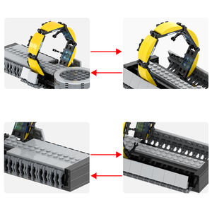 MOC1051 Série Super Héros Iron Tony Stark Suit-Up Gantry Briques de Construction Éducatives DIY Cadeaux Créatifs Jouets pour Enfants 207 Pièces - Product Image 2