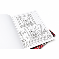 Livre de coloriage pour enfants imprimé sur mesure, vente en gros, OEM, couverture souple, livre d'activités éducatives de dessin pour enfants