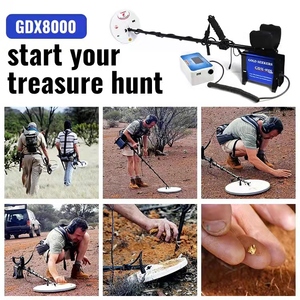 เครื่องตรวจจับโลหะแบบเหนี่ยวนำพัลส์ GDX8000 รุ่นใหม่ล่าสุด ความไวสูง ค้นหาได้ลึก สำหรับการล่าสมบัติและค้นหาทองคำ GDX8000 GDX8000 Gol - Product Image 5