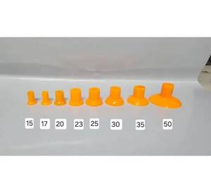 Kit d'outils de rodage de soupapes à ventouse en plastique orange de haute qualité, 8 pièces, différentes tailles : 15, 17, 20, 23, 25, 30, 3 - Product Image 1