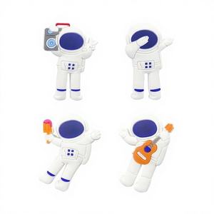 Aimants de réfrigérateur en PVC personnalisés, design 3D moderne, réutilisables, cadeaux promotionnels pour souvenirs - Product Image 1