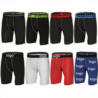 Collants taille moyenne décontractés pour hommes Shorts d'exercice solides à haute compression pour vêtements de sport Jogging Running Sports Drawstring