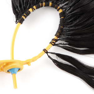 Extensiones <span class=keywords><strong>de</strong></span> Cabello Humano <span class=keywords><strong>de</strong></span> Ganchillo Orientfashion Miracle Knots, Cabello Humano Natural Negro con Ondas Profundas para Mujeres Negras - Product Image 5