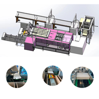 Machine automatique de remplissage et d'emballage de poudre pour détergent, savon à lessive, boissons et emballages alimentaires en carton, haute capacité 50 sacs/min
