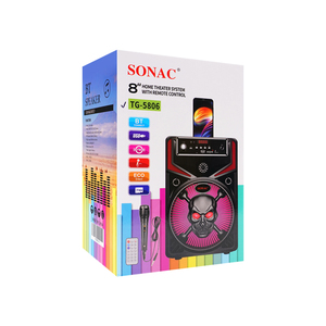 SONAC TG-5806 Nuova Scheda Audio Arturia, Altoparlante PA da 8 Pollici Alimentato, Casse Acustiche con Trolley - Product Image 6