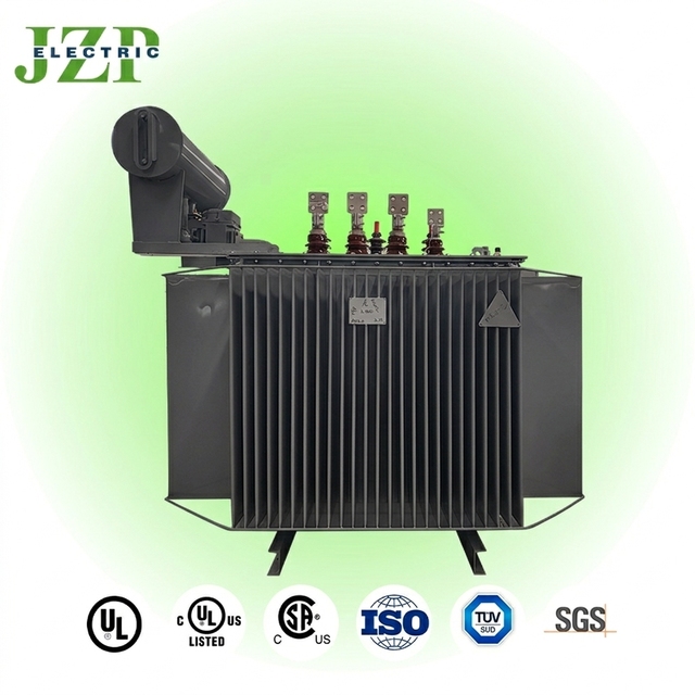 JZP Industrial 33/11kV 10 Mva 3 Phase Oil Immersed Step Up Transformer for Electrical Substation Projects