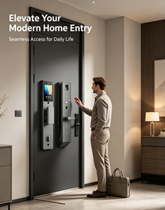 Tuya Smart Home Safety Aluminium Alloy Automatic <strong>Door</strong> Lock 3D Face Recognition Fingerprint WiFi HD Video <strong>Intercom</strong> Built-in - Product Image 4