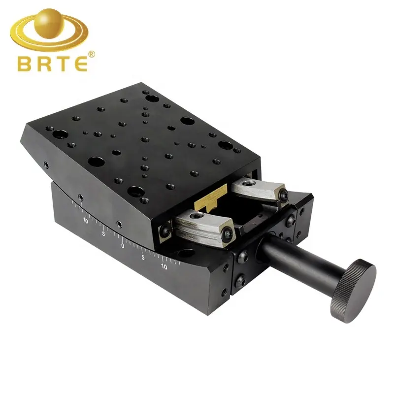 BRTE7SGM03 Series Table 120*130mm Adjustable Angle Stage Manual Goniometer Stage