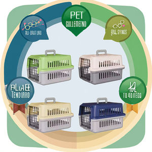 Groothandel Draagbare En Kleine Reisdrager Katten Dieren Auto Gebruiken <span class=keywords><strong>Plastic</strong></span> Huisdierentransportdoos - Product Image 6
