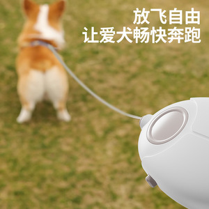 Retractable <b>Dog</b> <b>Leash</b> With Reflective Rope For Outdoor Use Simple Design Plastic Material - Product Image 4