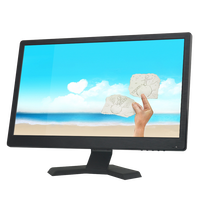 Nouvel écran d'ordinateur de bureau TFT LED de 21,5 pouces, moniteur VGA, 75 Hz, écran large, usage professionnel, vente en gros