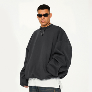 Felpa con Cappuccio Oversize Personalizzata QUICKSHOW 325G GSM con Maniche a Pipistrello, Antibatterica, per Uomo - Product Image 1