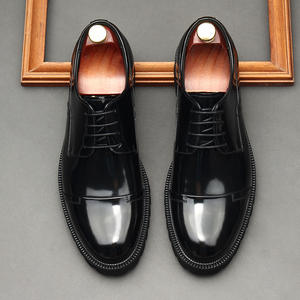 Botas Británicas Chelsea para Hombre, de Verano y Primavera, con Parches, con Cordones, Punta Cuadrada, Altura hasta la Rodilla, Elevadas, Ligeras y Antideslizantes - Product Image 4