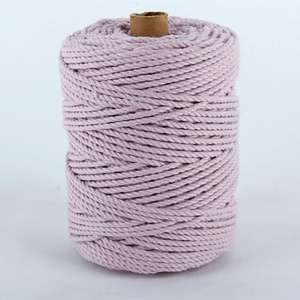 Dây Trang Trí Bằng Sợi Cotton Tự Nhiên Nhiều Màu Bền Giá Rẻ Chất Lượng Cao Dây Bện Bằng Cotton Xoắn Màu - Product Image 3