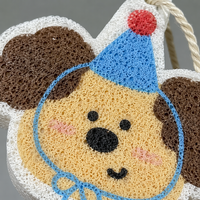 Éponge en cellulose personnalisable pour peinture DIY, éponge en pâte de bois compressée, gomme magique de nettoyage, matériau promotionnel d'entreprise