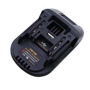Nouvel <span class=keywords><strong>adaptateur</strong></span> de batterie USB <span class=keywords><strong>20V</strong></span> pour <span class=keywords><strong>Dewalt</strong></span> DCB200 DCB200 DCB205 M18 convertir en <span class=keywords><strong>18V</strong></span> BL1830 BL1840 BL1850 - Product Image 2