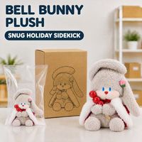 Peluche Lapin Personnalisé en Cape – Vente en Gros Direct Usine OEM ODM – Animaux en Peluche en Coton PP et Polyester – MOQ Faible – Peluche Amusante