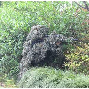 Combinaison de camouflage AUSCAMOTEK Ghillie pour la chasse, vert, homme, 100% polyester tissé, en stock - Product Image 3